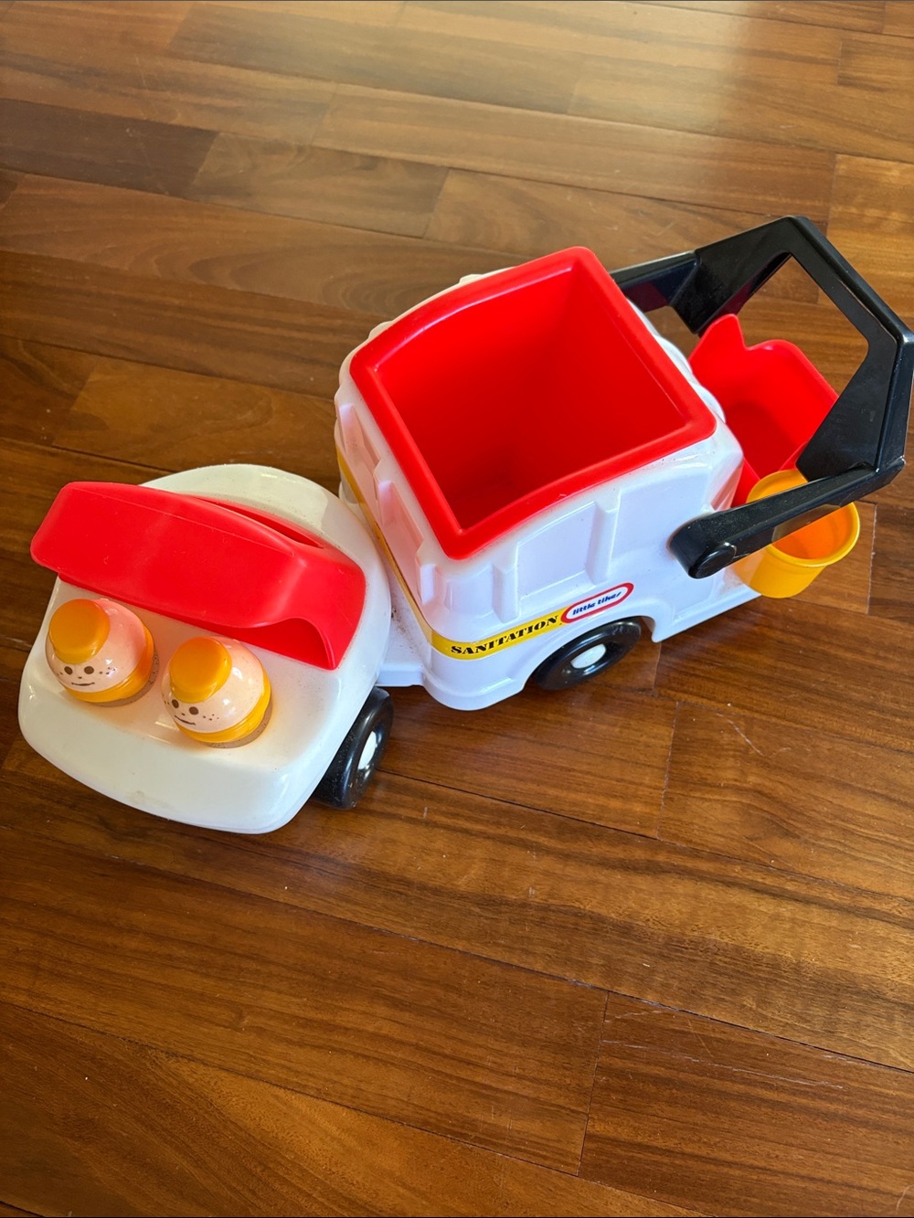 Little Tikes Red and White Kids Dump Truck Toy with Play Accessories